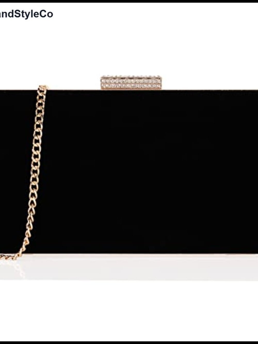 Rhinestone Crystal Clutch Purse Faux Suede Evening Bag Party Prom Wedding